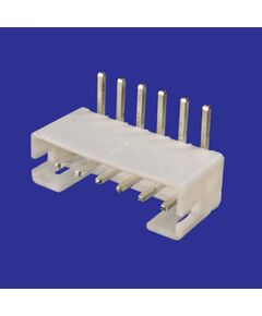 WB-06R (MW-6MR) PITCH 2.00 М, разъем питания 6 контактов, вилка угловая на плату, шаг 2,00мм