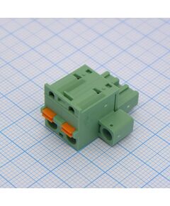 2EDGKDM-7.62-02P-14-00A(H), нажимной безвинтовой клеммный блок 2 контакта шаг 7.62мм