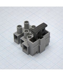 DG801-03P-11-00A(H), электромонтажный клеммник с предохранителем на 3 контакта