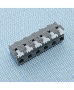 DG242V-7.5-06P-11-00A(H), нажимной, безвинтовой клеммный блок