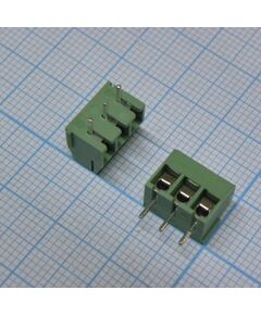 DG350-3.5-03P-14-00A(H), винтовой клеммный блок с защитой провода, 3 контакта. серия dg350-3.5