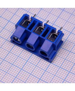 DG365-7.5-03P-12-00A(H), винтовой клеммный блок с защитой провода, 3 контакта. серия dg365-7.5