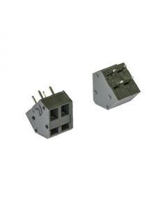 DG245-5.0-02P-11-00A(H), нажимной безвинтовой клеммный блок на 2 контакта. зажим типа зажимная клеть. серия dg245-5.0
