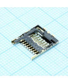 5040771891, держатель карты памяти microsd с выталкивателем