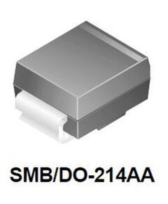 SMBJ24A-TP, диод защитный от перенапряжения - tvs (супрессор) 24в включение 38.9в ограничение smb