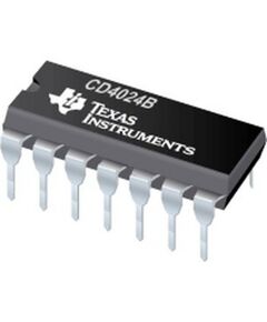 CD4024BE, логический элемент кмоп счетчик-делитель двоичный, dip14