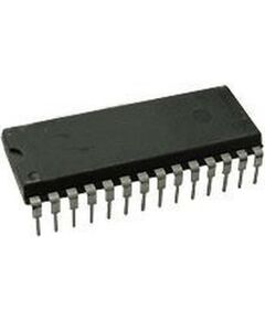 PIC18F2550-I/SP, микроконтроллер pic 16kx16 - флэш-память 2048 озу 256 эппзу 10-ацп 24 порта ввода-вывлда 4 таймера + сторожевой таймер ведущий синхронный порт шина eausart 2 компаратора