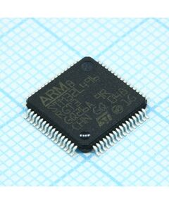 STM32L496RGT3, микроконтроллер stm 32-бит ядро arm cortex m4 risc 1мб флэш-память электропитание 3.3в 64-pin lqfp лоток