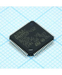 STM32F412RGT6, микроконтроллер stm 32-бит ядро arm cortex m4 risc 1мб флэш-память электропитание 3.3в 64-pin lqfp лоток