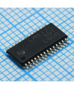 LM5175PWPT, шим контроллер dc/dc одиночный выход понижающий/повышающий 600кгц 28-pin htssop ep лента на катушке