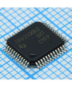 TPA3100D2PHPR, унч 2-х канальный стерео 21.8вт класс d 48-pin htqfp ep лента на катушке