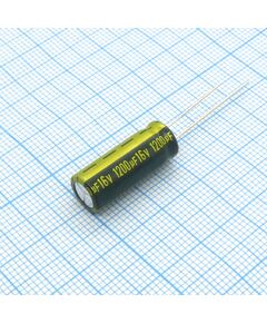 WL-10-1200 / 8*20 comp, конденсатор радиальный 1200мкф 10в 8*20 -55°+105°