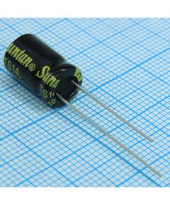 TS13DE1C471MSB040R, конденсатор алюминиевый электролитический радиальный 470мкф 16в ±20% 8*12 p:3.5мм 2000ч 85°с
