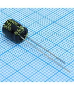 TS13DC1E101MSB0A0R, конденсатор алюминиевый электролитический радиальный 100мкф 25в ±20% 6.3*7 p:2.5мм 1000чв 105°c