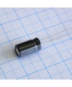 SH016M0220BZF-0611, конденсатор радиальный миниатюрный 220мкф 16в ±20% 6*11 105°