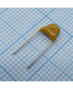 TS170R1H131J8BNB0R, конденсатор керамический многослойный 130пф 50в npo ±5% радиальный 5.08мм 125°c россыпь