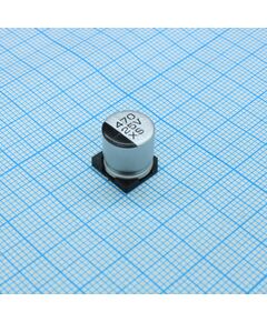 TS13C01E471MKT000R, конденсатор алюминиевый электролитический smd 470мкф 25в ±20% (10 x 10.5мм) 280ма 2000час 85°с лента на катушке