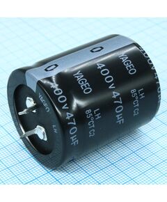 LH400M0470BPF-3540, с защёлкиваемыми выводами 400v 470uf ±20%, миниатюрные, 2000часов, -40...+85°с