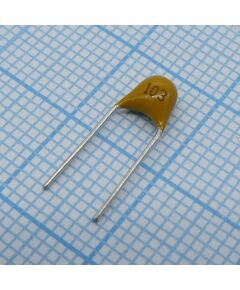 TS170R1H103J8BNB0R, конденсатор керамический многослойный 0.01мкф 50в npo ±5% радиальный 5.08мм 125°c россыпь