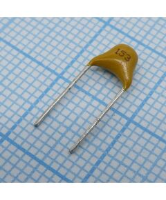 TS170R1H153K8BBB0R, конденсатор керамический многослойный 0.015мкф 50в x7r ±10% радиальный 5.08мм 125°c россыпь