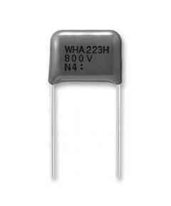 ECWH8333HA, конденсатор металлоплёночный полипропиленовый 0.033мкф 800в пик-пик 3% (15.7х8.4х12.8мм) радиальный 12.5мм 105°с пакет