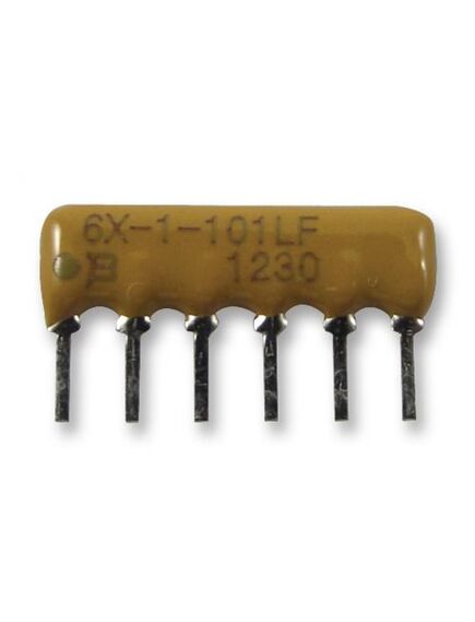 4606X-101-474LF, резисторная сборка 5 резисторов 470ком с одним общим выводом