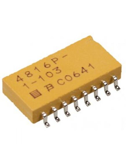 4816P-T02-104LF, резисторная сборка 15 резисторов 100ком