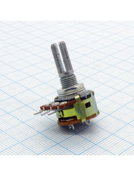 S16KN1-B 100K L20KC, резисторы регулировочные однооборотные(300 °),с выключателем предназначены для работы в электрических цепях постоянного, переменного и импульсного тока, изображение 2