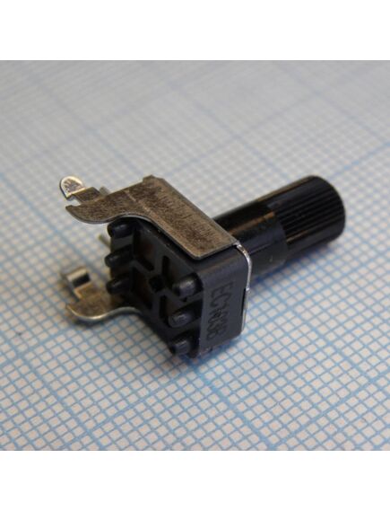RK09K1110A0J, singl-unit, horisontal, knob shift 20mm, 10k, 1b