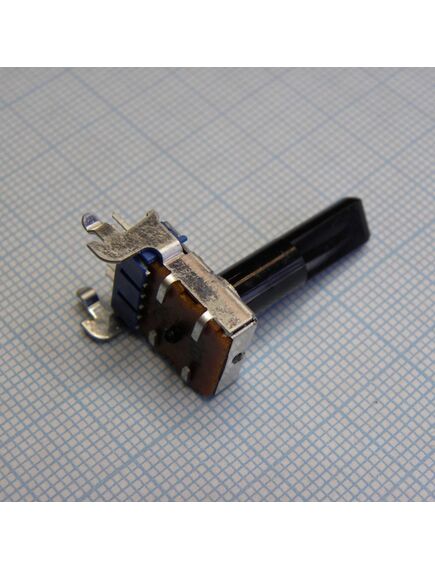 RK12L1210C0R, dual-unit, horisontal, flat shift 30mm, 10k, логариф. хар-ка (15a), for tone