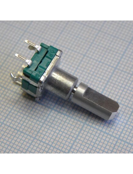 RK117111400C, single-shaft momentary push(0.5mm-travel) switch, vert, no center detent
