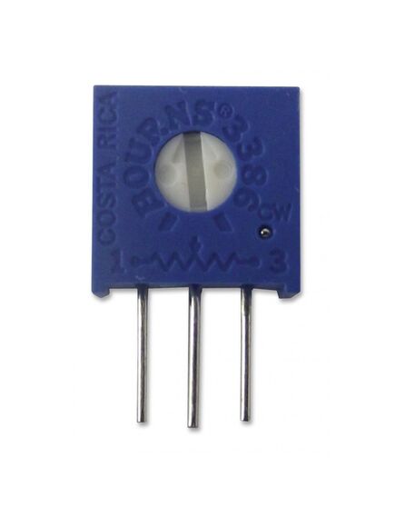 3386H-1-101LF, потенциометр однооборотный керметный 100ом 0.5вт pc pin