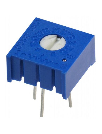 3386P-1-504LF, потенциометр однооборотный керметный 500ком 0.5вт pc pin