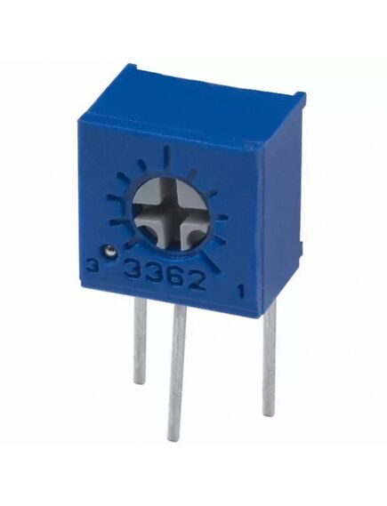 TSR-3362W-503R, потенциометр однооборотный керметный 50ком 0.5вт ±10% (6.6 x 4.7 x 6.99мм)