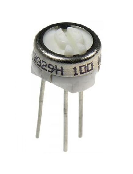 3329H-1-100LF, потенциометр однооборотный керметный 10ом 0.5вт pc pin