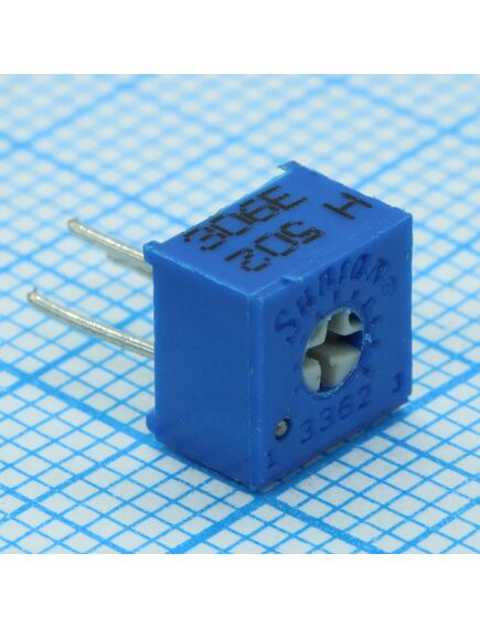 TSR-3362H-502R, потенциометр однооборотный керметный 5ком 0.5вт pc pin