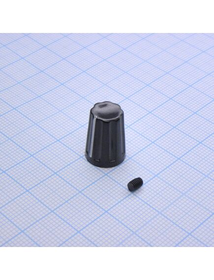 Ручка K16-01 bakelite d=4, ручка управления, на вал 4 мм