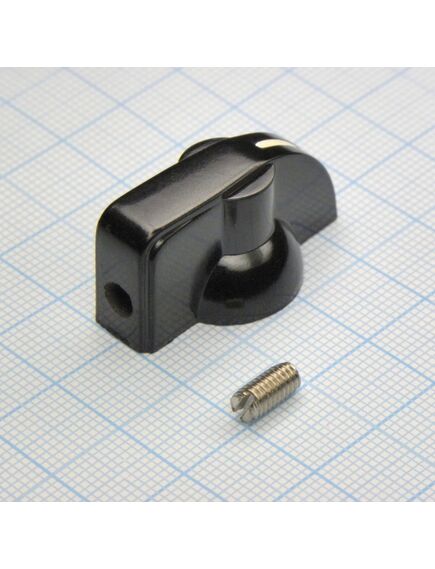 Ручка K7-2 bakelite (клювик) d=6.4, ручка управления, на вал 6.4mm, клювик