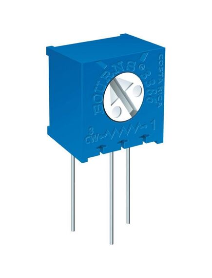 3386H-1-103LF, потенциометр однооборотный керметный 10ком 0.5вт pc pin