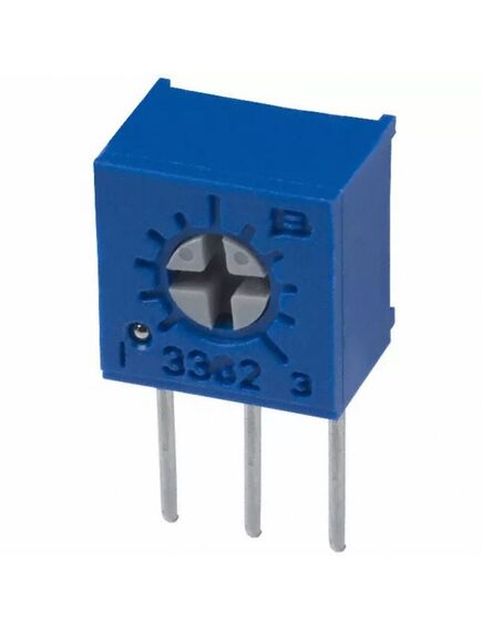 3362M-1-102LF, потенциометр однооборотный керметный 1ком 0.5вт pc pin