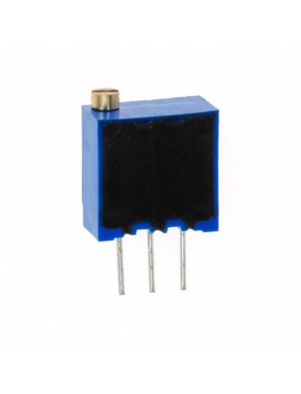 T93YA502KT20, потенциометр многооборотный керметный 5ком 0.5вт ±10% 2.2мм (9.8 x 5 x 9.7мм) pin