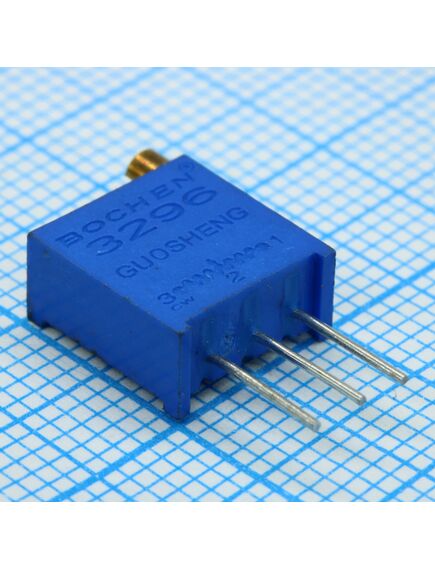 3296W-1-500, потенциометр многооборотный керметный 50 ом 0.5вт pc pin
