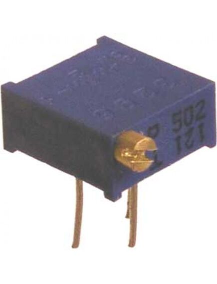3296P 200R, потенциометр многооборотный керметный 200ом 0.5вт pc pin