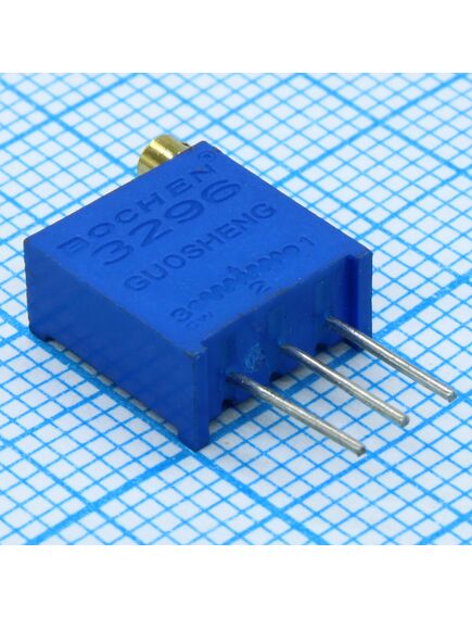 3296W-1-503, потенциометр многооборотный керметный 50ком 0.5вт pc pin