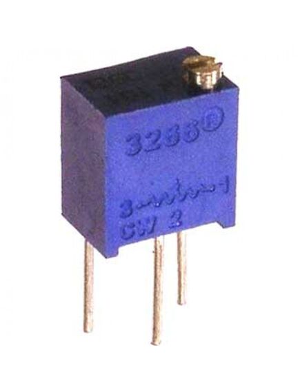 3266W 100R, подстроечный резистор 3266w 100r, 15 оборотов