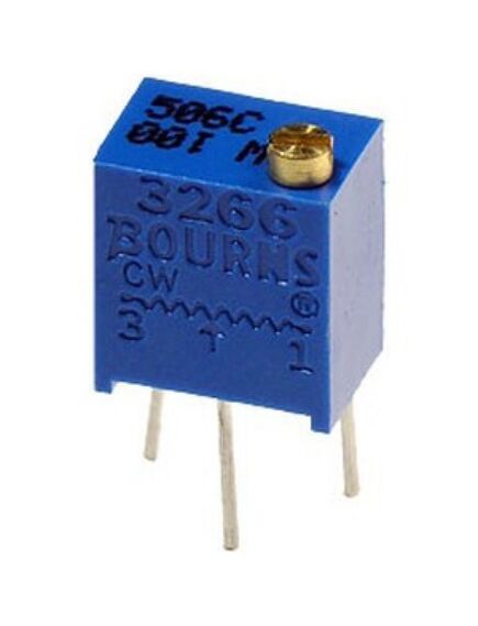3266W-1-105LF, потенциометр многооборотный керметный 1мом 0.25вт pc pin