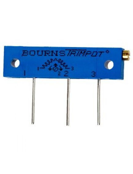 3059Y-1-502LF, потенциометр многооборотный керметный 5ком 1вт pc pin