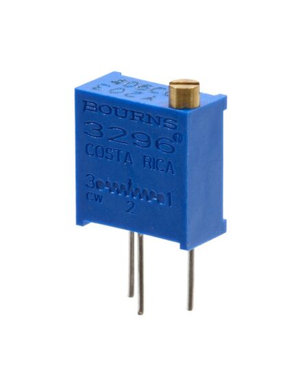 3296Y-1-504LF, потенциометр многооборотный керметный 500ком 0.5вт pc pin