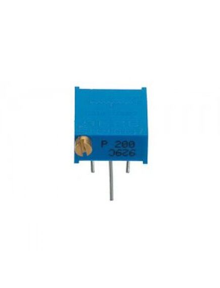 TSR-3296P-683R, потенциометр многооборотный керметный 68ком 0.5вт ±10% 30 ±2 оборотов, (9.5 x 11.5 x 5мм)