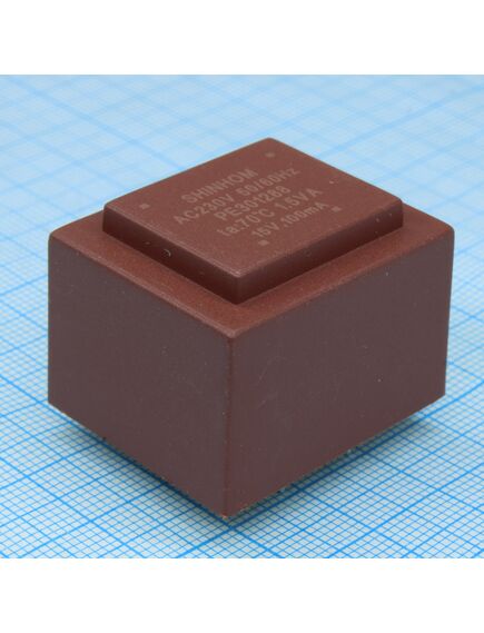 PE301288, трансформатор питания 1.5ва 230в 15в/100ма ta 70°c (ei 30/12.5) 25мм